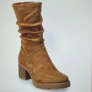 Sonoma Saxophone Stacked Slough Mid Shaft Boot